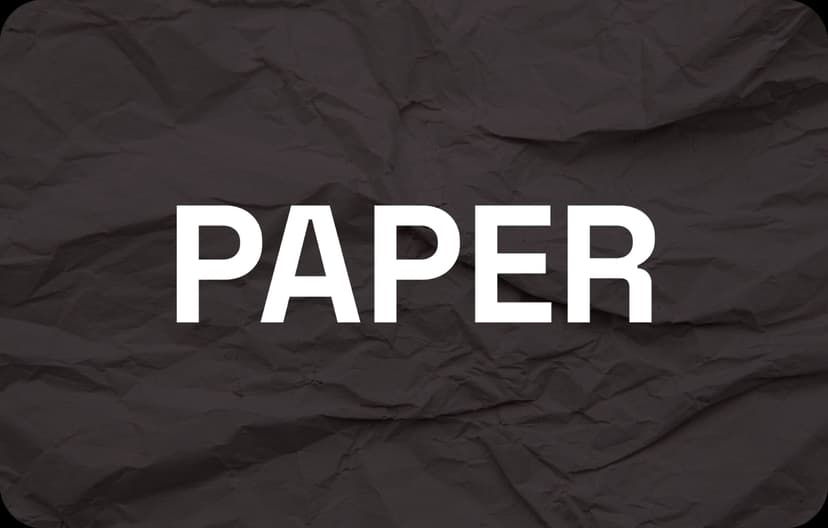 Paper Business Cards